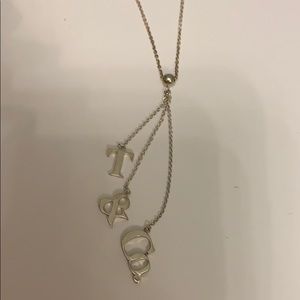 Tiffany & Co year drop necklace